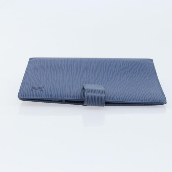 LOUIS VUITTON Epi Agenda MM Day Planner Cover Myrtille R2004G LV Auth LNZ877