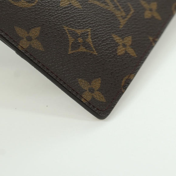 LOUIS VUITTON Monogram Agenda GM Day Planner Cover R20006 LV Auth LNZ878V