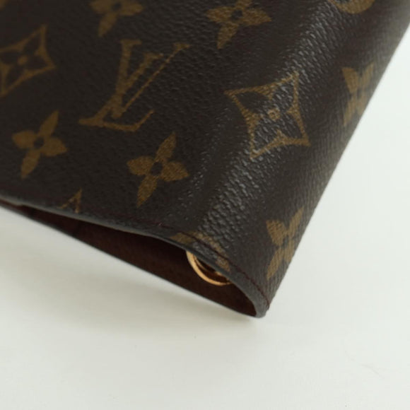 LOUIS VUITTON Monogram Agenda GM Day Planner Cover R20006 LV Auth LNZ878V