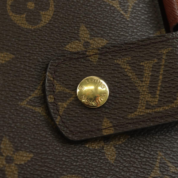 LOUIS VUITTON Monogram Agenda GM Day Planner Cover R20006 LV Auth LNZ878V