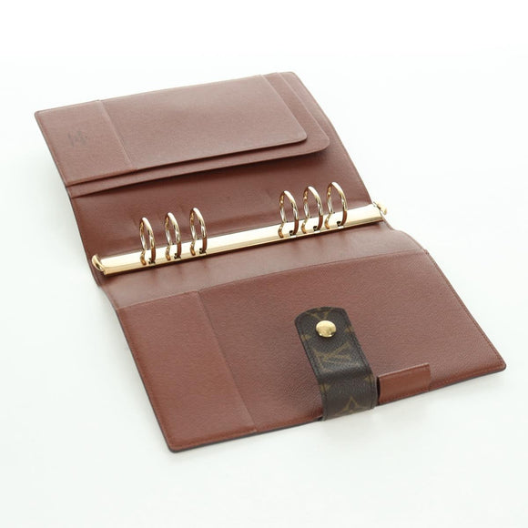 LOUIS VUITTON Monogram Agenda GM Day Planner Cover R20006 LV Auth LNZ878V