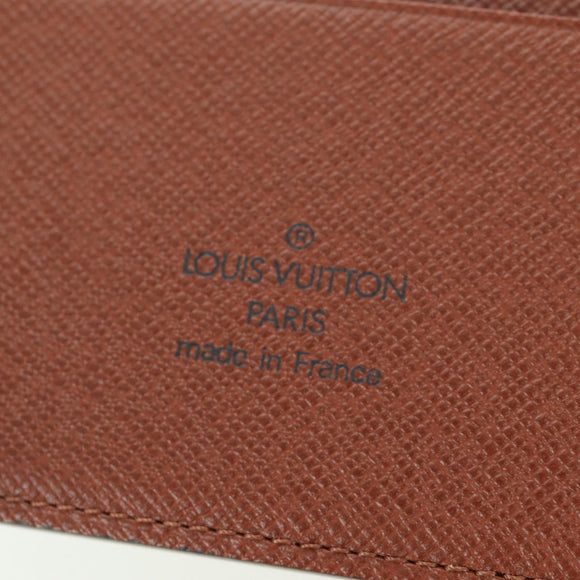 LOUIS VUITTON Monogram Agenda GM Day Planner Cover R20006 LV Auth LNZ878V