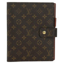 LOUIS VUITTON Monogram Agenda GM Day Planner Cover R20006 LV Auth LNZ878V-13