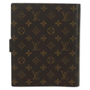 LOUIS VUITTON Monogram Agenda GM Day Planner Cover R20006 LV Auth LNZ878V-2