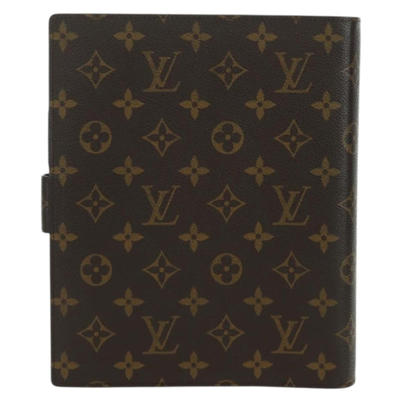 LOUIS VUITTON Monogram Agenda GM Day Planner Cover R20006 LV Auth LNZ878V