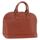 LOUIS VUITTON Epi Alma Hand Bag Brown M52143 LV Auth LNZ957-1