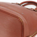 LOUIS VUITTON Epi Alma Hand Bag Brown M52143 LV Auth LNZ957-9