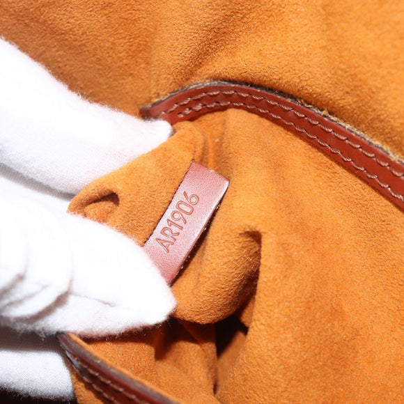 LOUIS VUITTON Epi Alma Hand Bag Brown M52143 LV Auth LNZ957