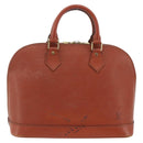 LOUIS VUITTON Epi Alma Hand Bag Brown M52143 LV Auth LNZ957-13
