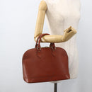 LOUIS VUITTON Epi Alma Hand Bag Brown M52143 LV Auth LNZ957-20