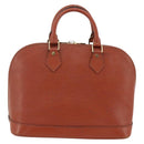 LOUIS VUITTON Epi Alma Hand Bag Brown M52143 LV Auth LNZ957-2