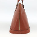 LOUIS VUITTON Epi Alma Hand Bag Brown M52143 LV Auth LNZ957-3