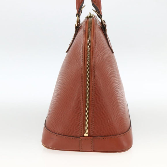LOUIS VUITTON Epi Alma Hand Bag Brown M52143 LV Auth LNZ957