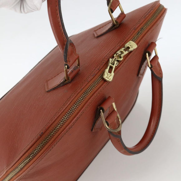 LOUIS VUITTON Epi Alma Hand Bag Brown M52143 LV Auth LNZ957