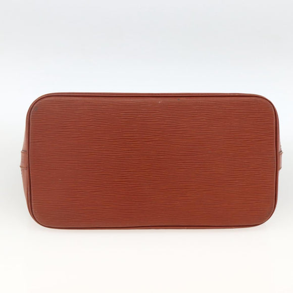 LOUIS VUITTON Epi Alma Hand Bag Brown M52143 LV Auth LNZ957