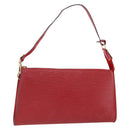 LOUIS VUITTON Epi Pochette Accessoires Pouch Red M52947 LV Auth LNZ958-1