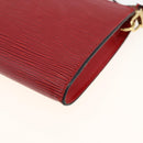LOUIS VUITTON Epi Pochette Accessoires Pouch Red M52947 LV Auth LNZ958-15