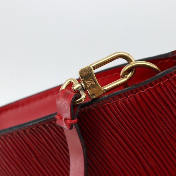 LOUIS VUITTON Epi Pochette Accessoires Pouch Red M52947 LV Auth LNZ958