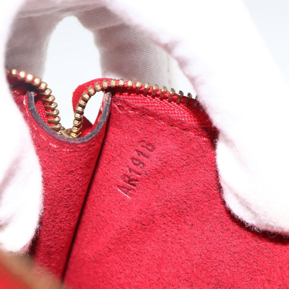 LOUIS VUITTON Epi Pochette Accessoires Pouch Red M52947 LV Auth LNZ958