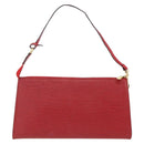 LOUIS VUITTON Epi Pochette Accessoires Pouch Red M52947 LV Auth LNZ958-2