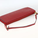LOUIS VUITTON Epi Pochette Accessoires Pouch Red M52947 LV Auth LNZ958-7