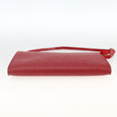 LOUIS VUITTON Epi Pochette Accessoires Pouch Red M52947 LV Auth LNZ958-5