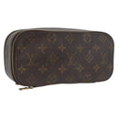 LOUIS VUITTON Monogram Trousse Blush GM Cosmetic Pouch M47505 LV Auth LNZ964-1