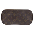 LOUIS VUITTON Monogram Trousse Blush GM Cosmetic Pouch M47505 LV Auth LNZ964-13