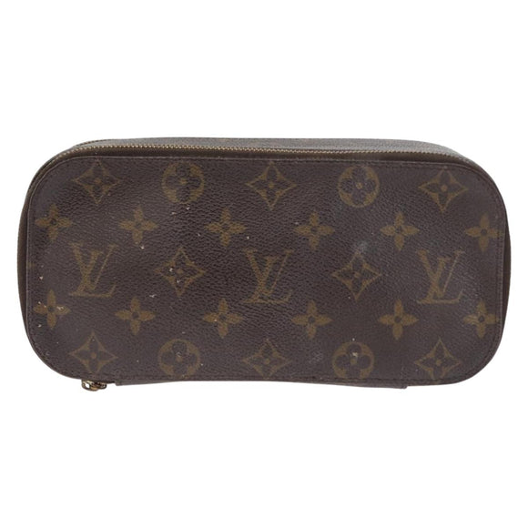 LOUIS VUITTON Monogram Trousse Blush GM Cosmetic Pouch M47505 LV Auth LNZ964