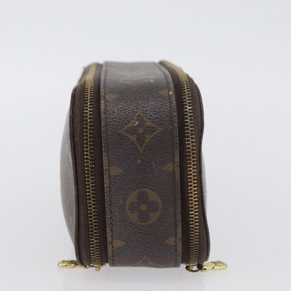 LOUIS VUITTON Monogram Trousse Blush GM Cosmetic Pouch M47505 LV Auth LNZ964