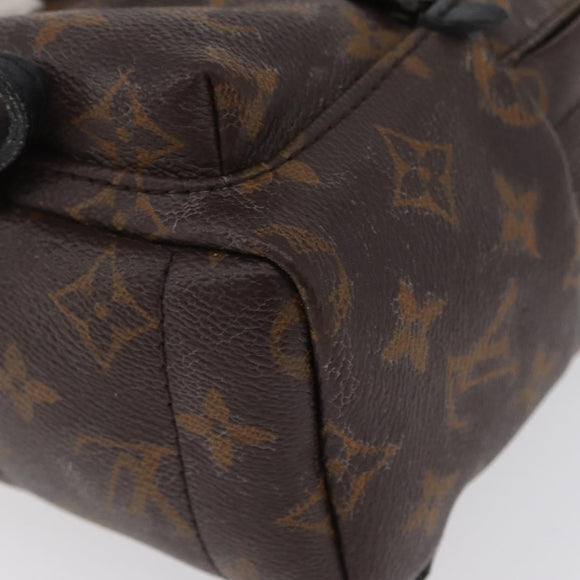 LOUIS VUITTON Monogram Palm Springs MINI Backpack M44873 LV Auth LNZ966