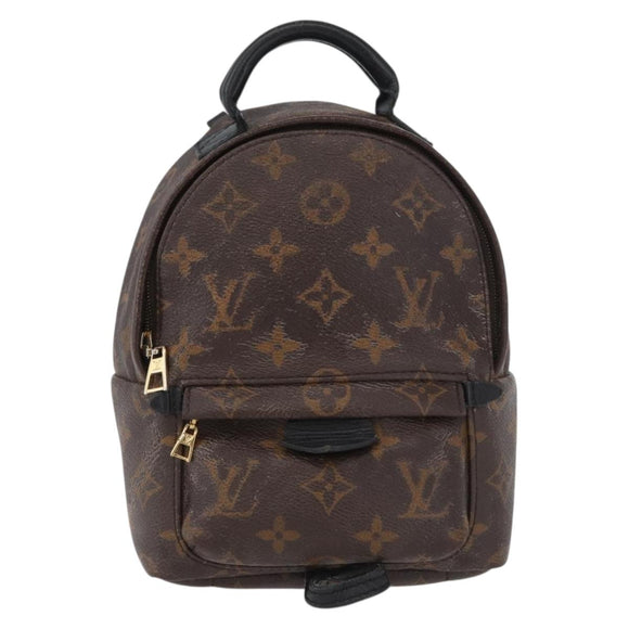 LOUIS VUITTON Monogram Palm Springs MINI Backpack M44873 LV Auth LNZ966