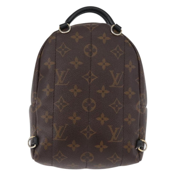 LOUIS VUITTON Monogram Palm Springs MINI Backpack M44873 LV Auth LNZ966