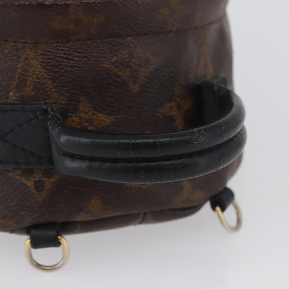 LOUIS VUITTON Monogram Palm Springs MINI Backpack M44873 LV Auth LNZ966