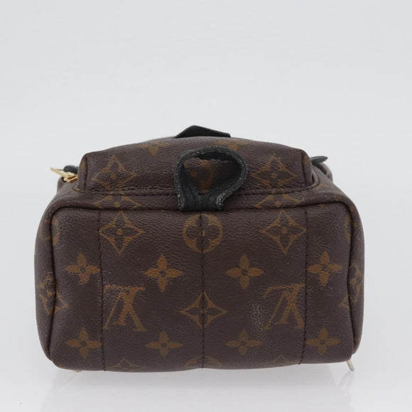 LOUIS VUITTON Monogram Palm Springs MINI Backpack M44873 LV Auth LNZ966