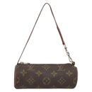 LOUIS VUITTON Monogram Papillon Pouch LV Auth LNZ968-13