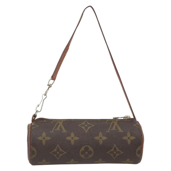 LOUIS VUITTON Monogram Papillon Pouch LV Auth LNZ968