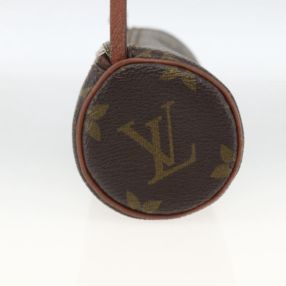 LOUIS VUITTON Monogram Papillon Pouch LV Auth LNZ968