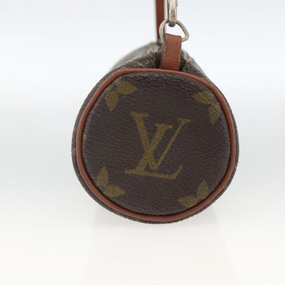 LOUIS VUITTON Monogram Papillon Pouch LV Auth LNZ968