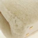 LOUIS VUITTON LV SKI Cozygram Capucines MINI Bag Wool Beige M26324 Auth LNZ969SM-16