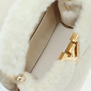 LOUIS VUITTON LV SKI Cozygram Capucines MINI Bag Wool Beige M26324 Auth LNZ969SM-11