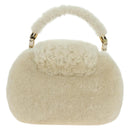 LOUIS VUITTON LV SKI Cozygram Capucines MINI Bag Wool Beige M26324 Auth LNZ969SM-2