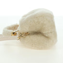 LOUIS VUITTON LV SKI Cozygram Capucines MINI Bag Wool Beige M26324 Auth LNZ969SM-3