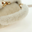 LOUIS VUITTON LV SKI Cozygram Capucines MINI Bag Wool Beige M26324 Auth LNZ969SM-7