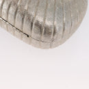 BALLY Chain Shoulder Bag metal Champagne Gold Auth LNZ971-14