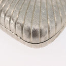 BALLY Chain Shoulder Bag metal Champagne Gold Auth LNZ971-16