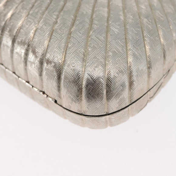 BALLY Chain Shoulder Bag metal Champagne Gold Auth LNZ971