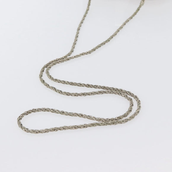 BALLY Chain Shoulder Bag metal Champagne Gold Auth LNZ971