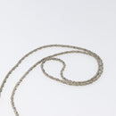 BALLY Chain Shoulder Bag metal Champagne Gold Auth LNZ971-8