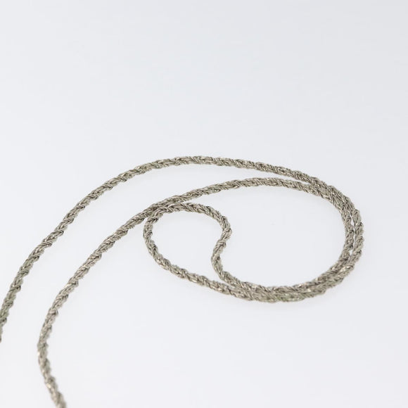 BALLY Chain Shoulder Bag metal Champagne Gold Auth LNZ971